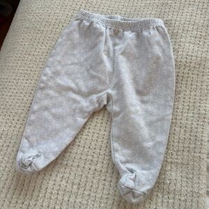 Baby Dior blue monogram footie bottoms 6M